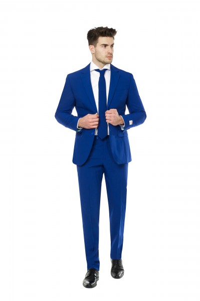 OppoSuits Party Suit Navy Royale Flaminguy Fodera