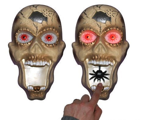 Skull horror campanello 22 x 14 cm