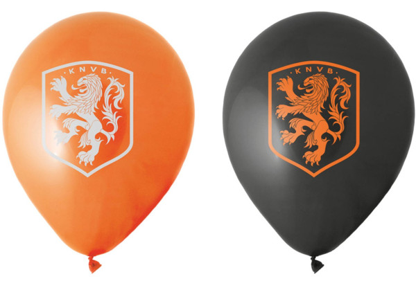 8 Hollandse leeuw ballonnen 30cm