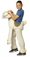 Oversigt: Llama parade piggyback kostume til børn