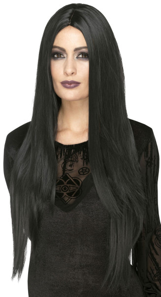 Extra long women's wig Celine black