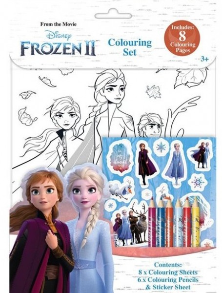 Frozen 2 coloring set with stickers
