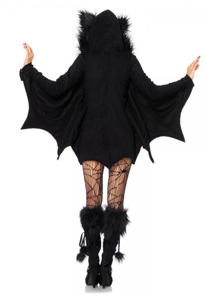 Fluffy bat Pietri dames kostuum 2