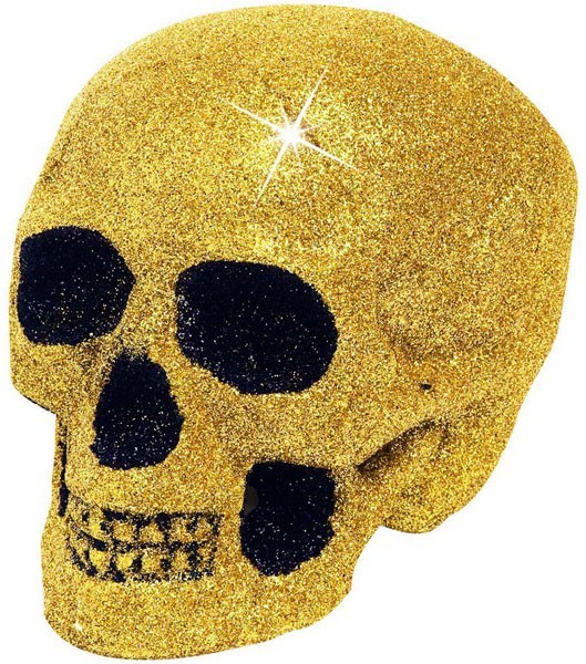 Glitter party skull