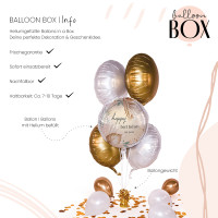 Vorschau: Heliumballon in der Box Bohemian Birthday