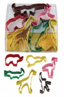 Oversigt: 6 Safari cookie cutters