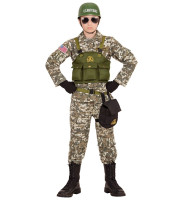 Costume per bambini soldato dell'esercito