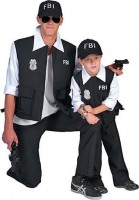 Vista previa: Disfraz infantil de agente del FBI
