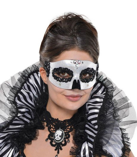 Venice skeleton mask for women