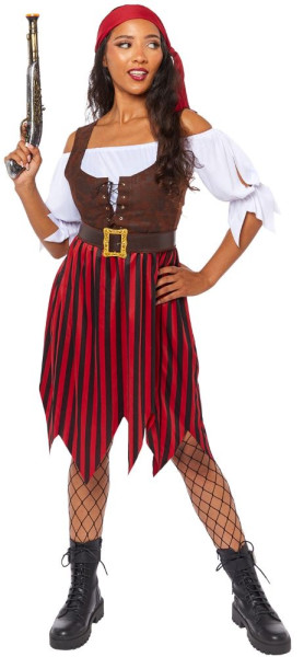 Disfraz de pirata Lilly para mujer