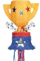 Sieger Pokal Zieh-Piñata 30 x 53cm