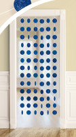 Voorvertoning: 6 decoratieve hangers Sparkling Circles blauw