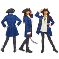 Preview: Pirate coat deluxe for women