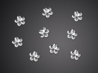 Preview: 50 sprinkle flowers made of rhinestones 1cm