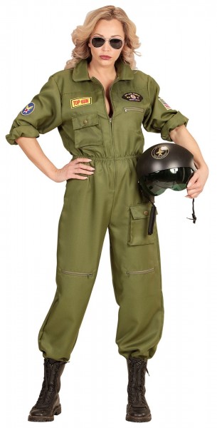 US Army pilot lady damer kostume