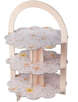 Sea of flowers cake stand