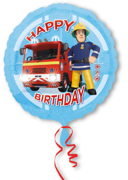 Globo de cumpleaños de Sam el bombero