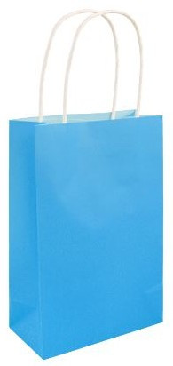 Papierowa torba na prezent niebieska