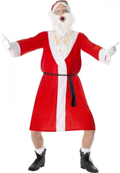Crazy Naked Santa Claus Costume 2