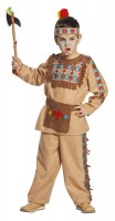 Oversigt: Falcon Eye Indian Warrior Child Costume