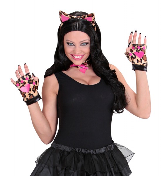 3-piece leopard costume accessories set 3