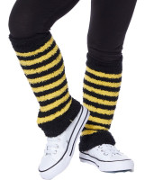 Preview: Bee leg warmers for children