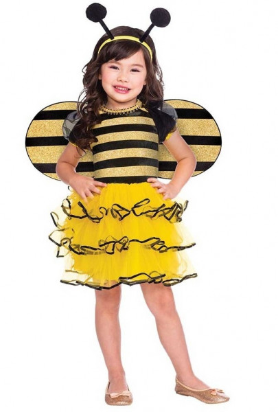 Schattig honingbij meisje kostuum