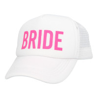 Bride cap in white