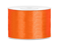 25m Satin Geschenkband orange 5cm breit