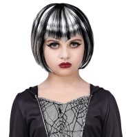 Preview: Witches short hair bob wig for children