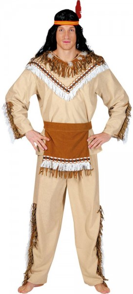 Quilten Bear Indian Men-kostuum