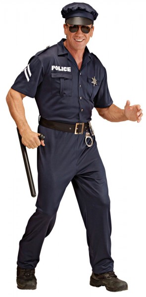 Politieagent Theodore mannen kostuum
