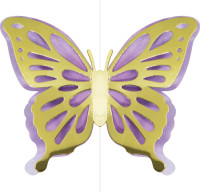 Anteprima: 3 grucce farfalla da appendere 1,6 m