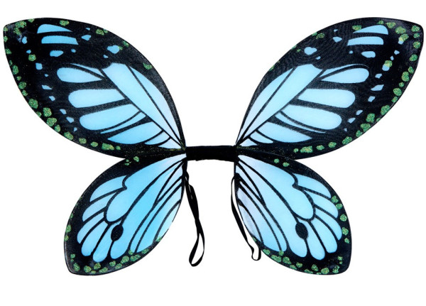 Skrzydła wróżki motylkowej niebieskie dla dzieci 3