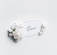 Widok: Pudełko na karty ślubne Spasibo z dekoracją kwiatową 24x24x24cm
