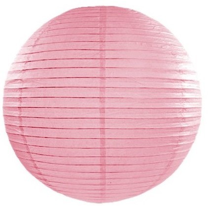 Lampion Lilly roze 35cm