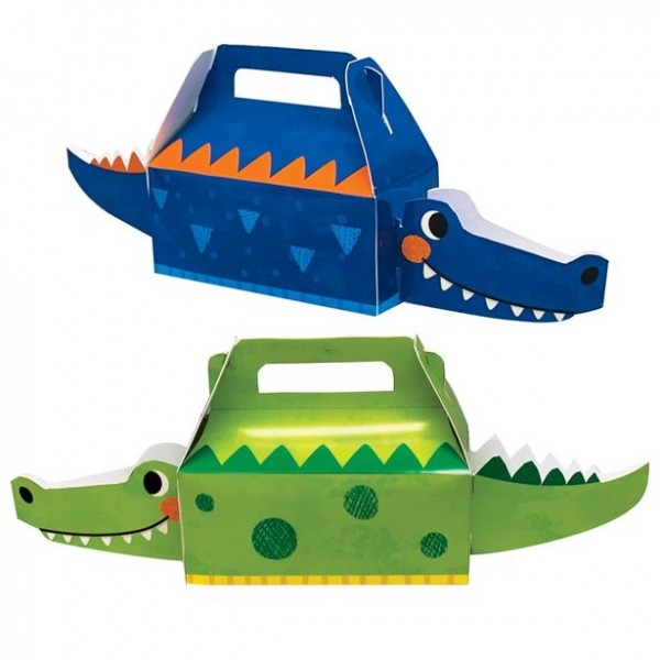4 krokodille gaveæsker