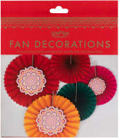Voorvertoning: 5 Diwali kleurrijke papieren rozetten