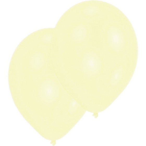 10 ballons vanille Bâle 27,5 cm