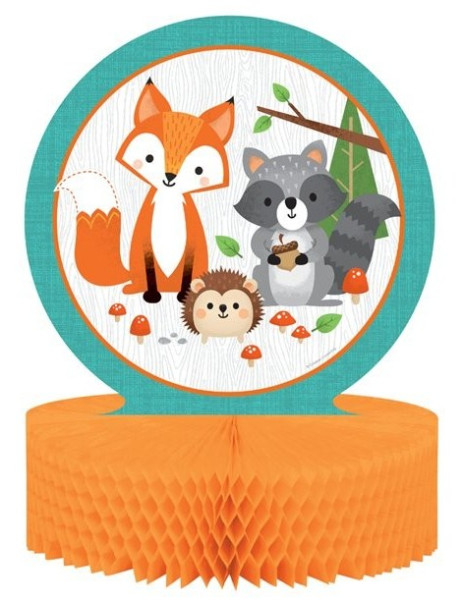 Forest animals honeycomb table display 30 x 23cm