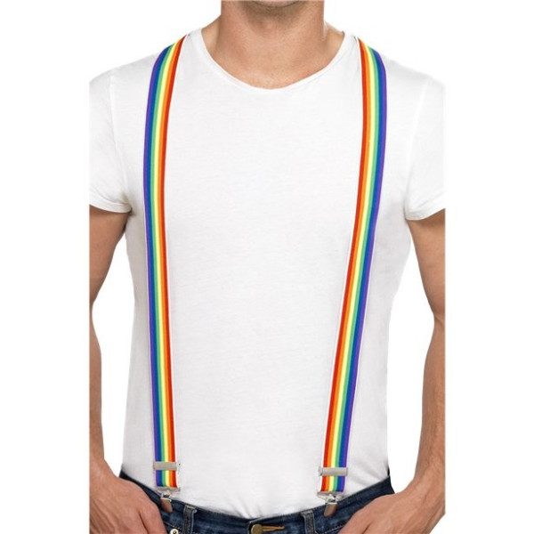 Rainbow CSD suspenders