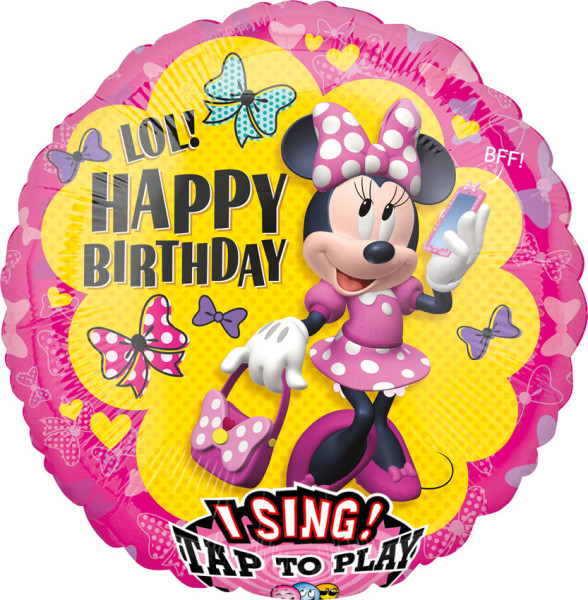 Singender Minnie Mouse Folienballon