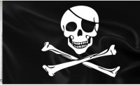 Piraten Flagge Black Sea 1,5m