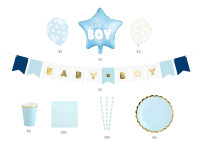Set decorazioni baby boy 49 pezzi