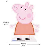 Peppa Pig kartonnen standaard 80cm