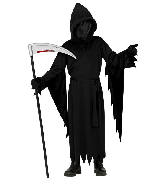 Ansigtsløs Grim Reaper Child Costume 2