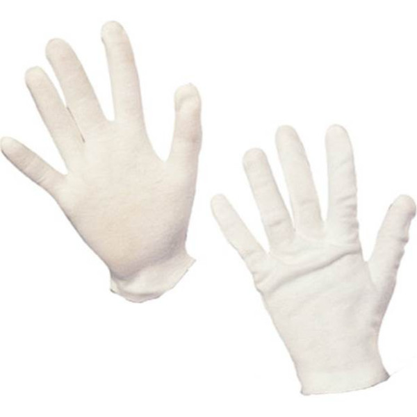 White children's gloves one size fits all