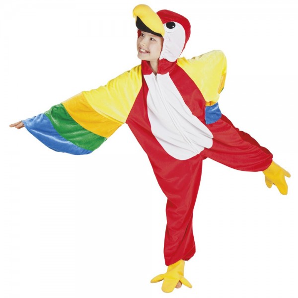 Plush parrot costume for kids
