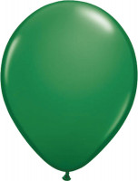 10 forest green balloons 30cm