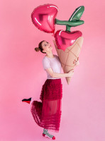 Preview: Foil balloon Sweet Cherry 88cm